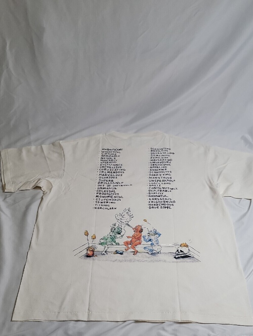 Saint Mxxxxxx Saint Wet White Short Sleeve T Shirt - Picture 3 of 7